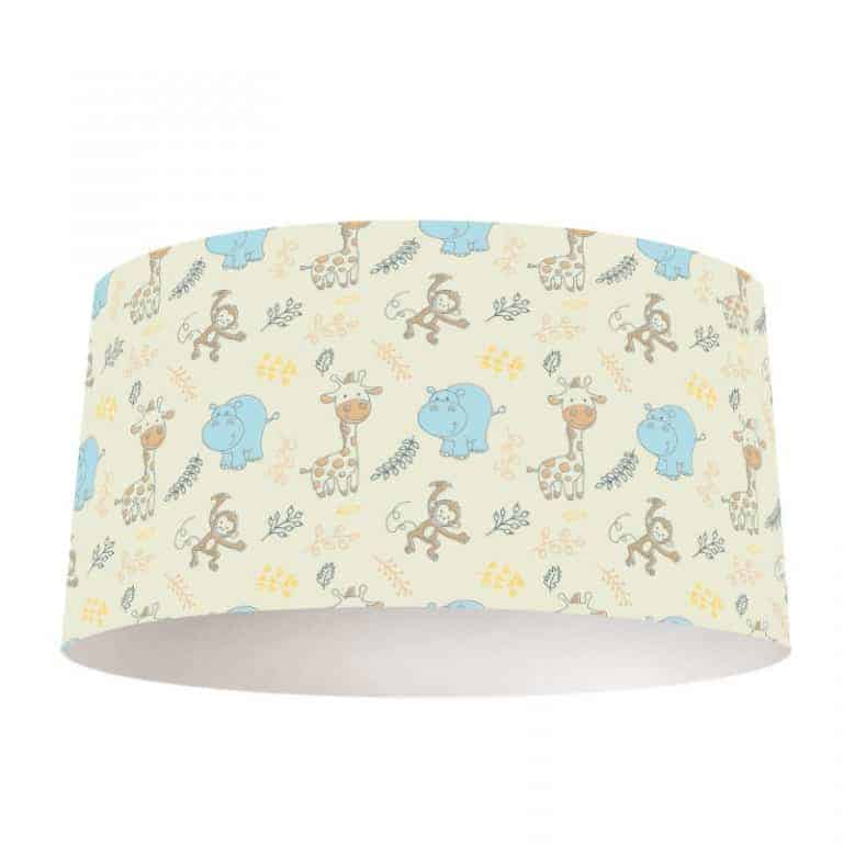 Lampenkap Wilde dieren patroon