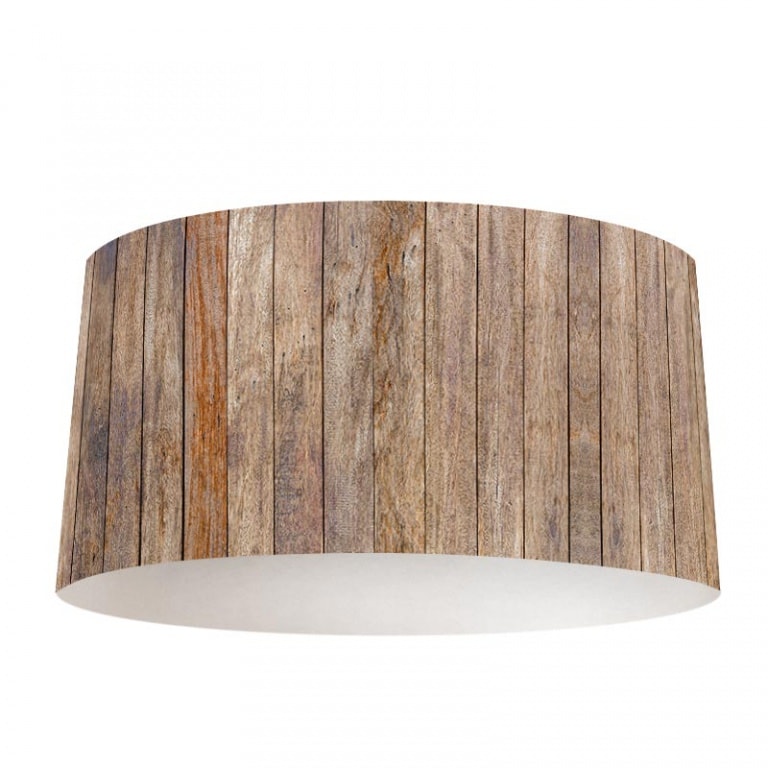 Lampenkap hout patroon antiek