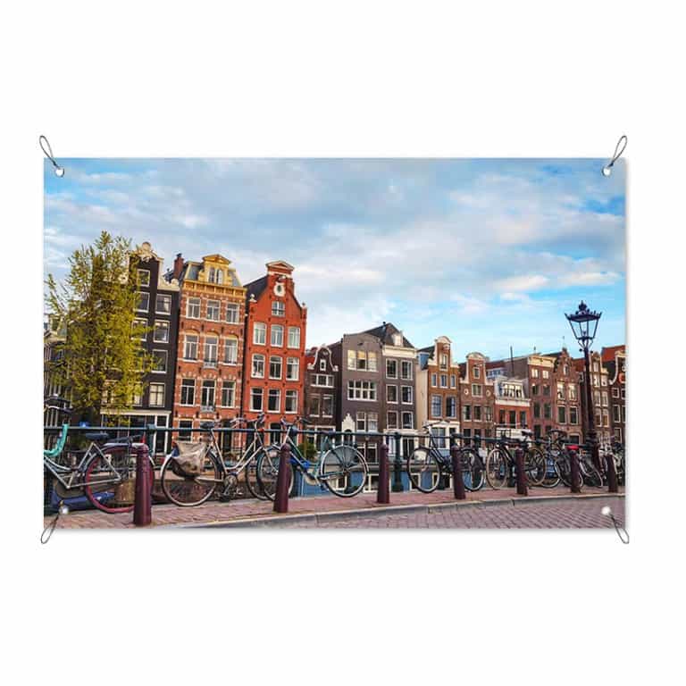 Tuinposter Amsterdams stadsgezicht