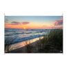 Tuinposter Zonsondergang aan zee