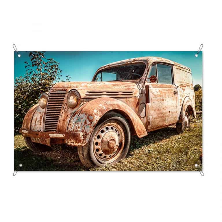Tuinposter Roestbak