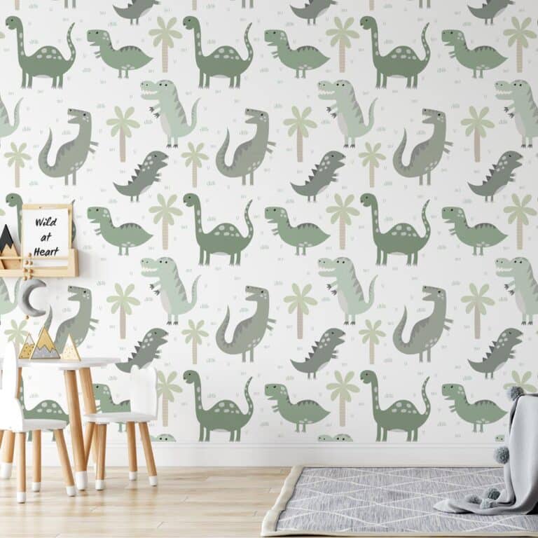 Kinderbehang Dino party