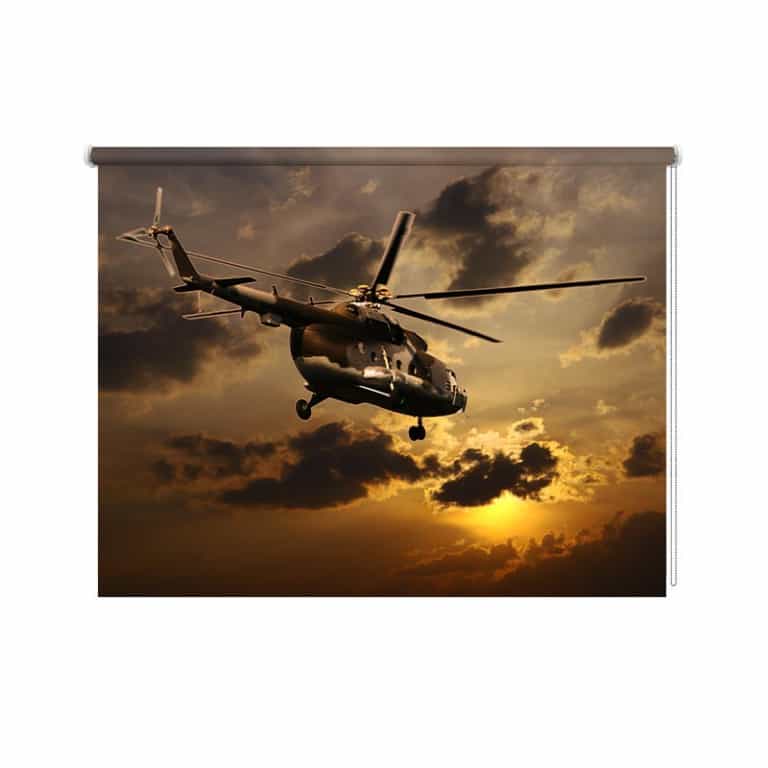 Rolgordijn Helikopter