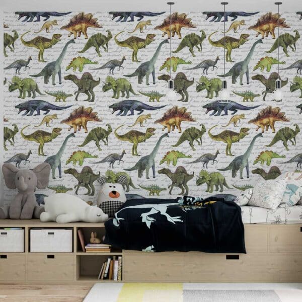 Kinderbehang Dinosaurussen patroon