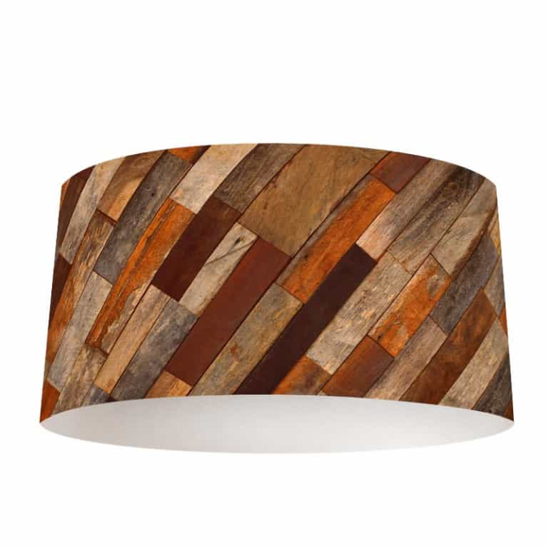 Lampenkap antiek hout patroon