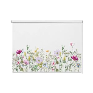 Rolgordijn Kleurrijke veldbloemen