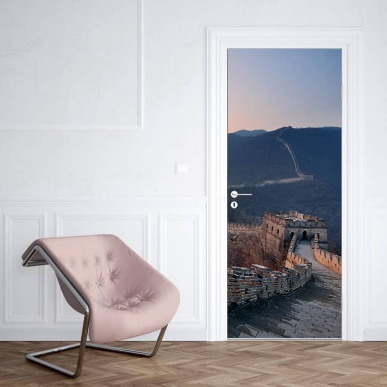 Deursticker Chinese muur