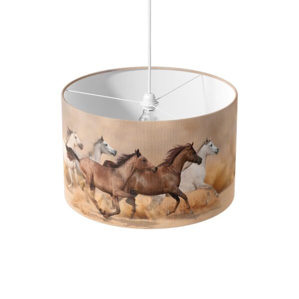 Lampenkap Wilde paarden