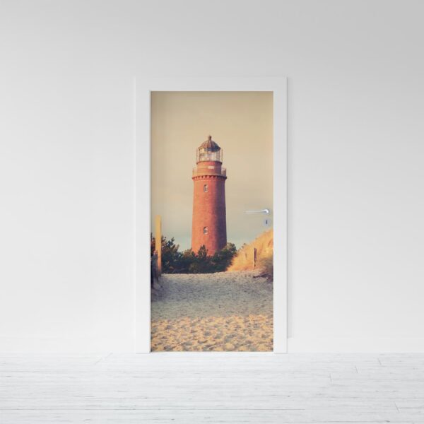 Deursticker Oude vuurtoren