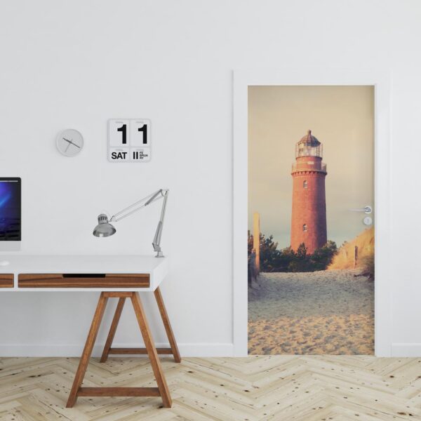 Deursticker Oude vuurtoren