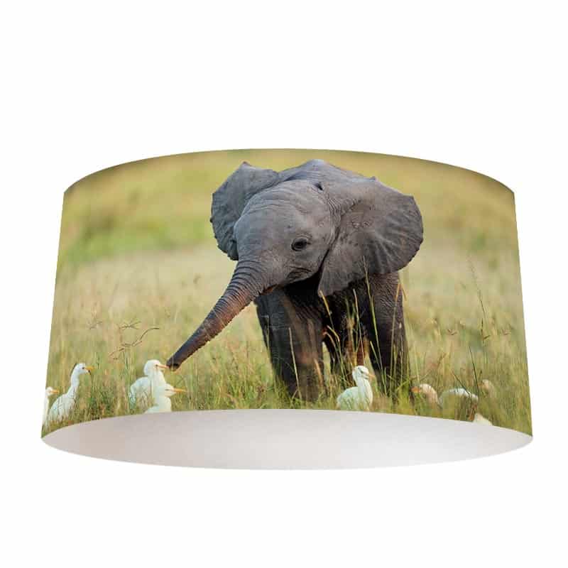 Lampenkap Speels olifantje