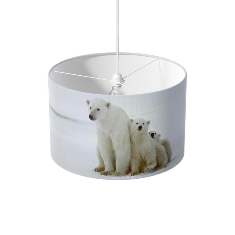 Lampenkap IJsbeer met jongen