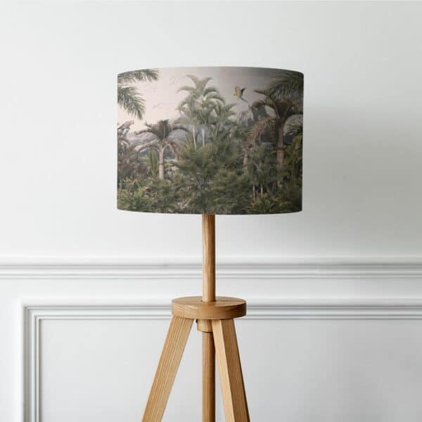 Lampenkap Jungle met papegaaien