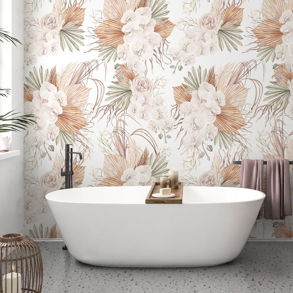 Badkamerbehang Orchidee klassiek