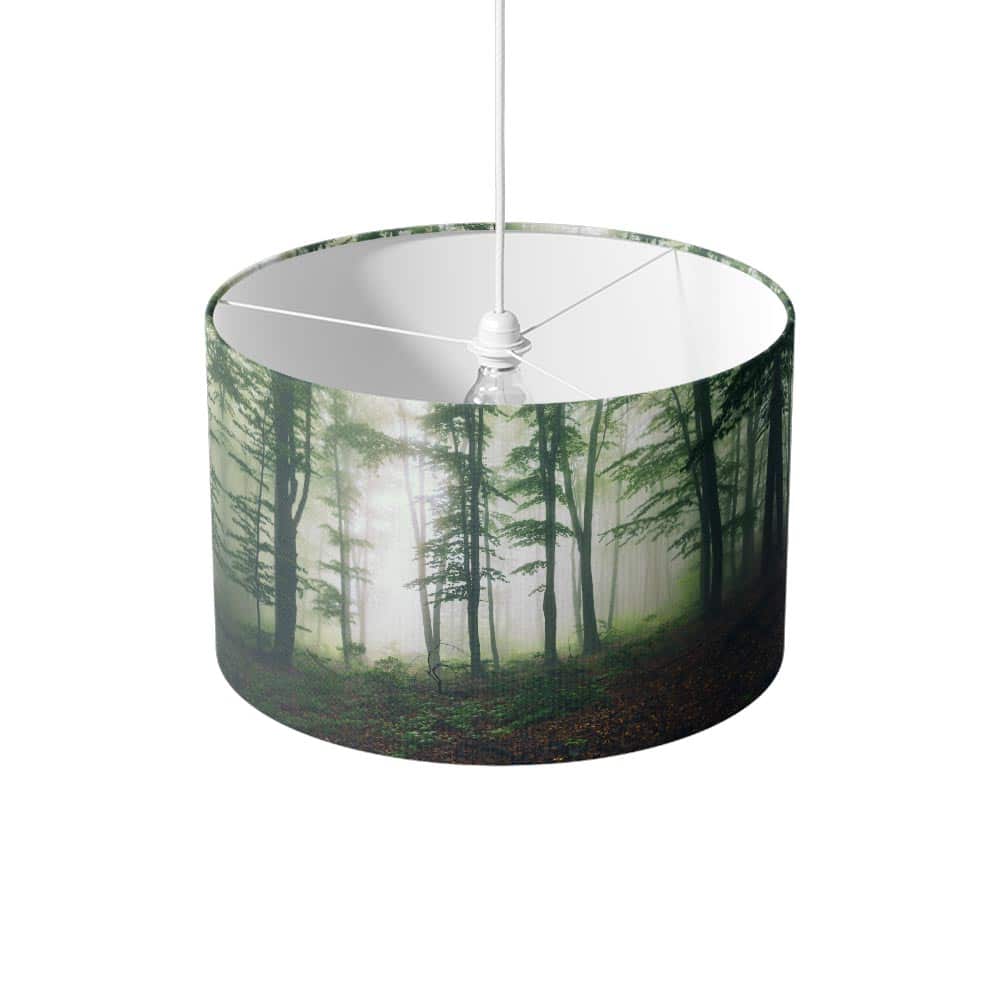 Lampenkap Mist in bos