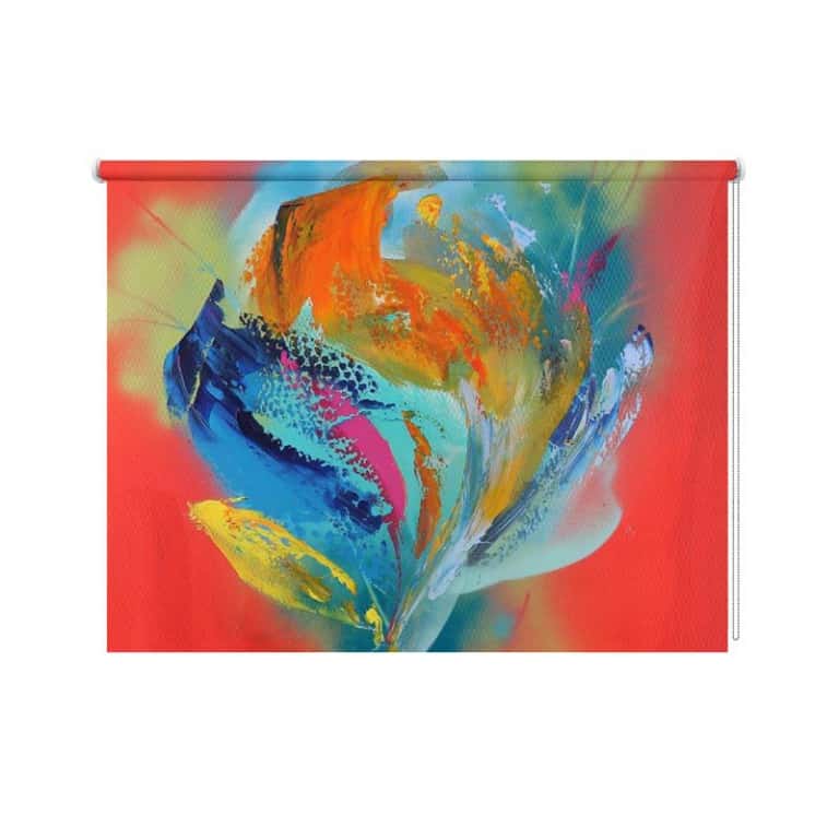 Rolgordijn Power flower I