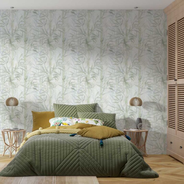 Fotobehang Bamboe patroon