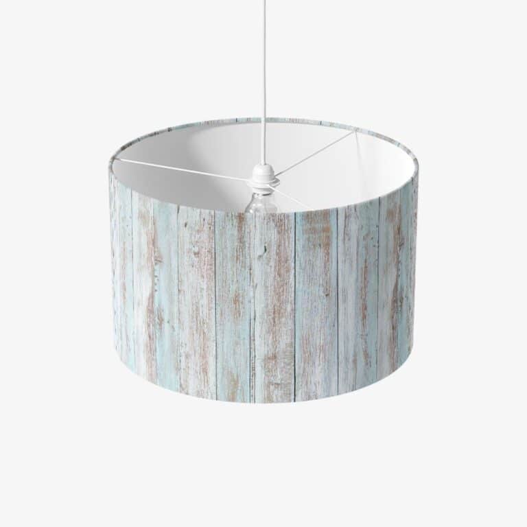 Lampenkap - Lampenkap Blauwe planken