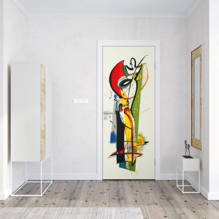 Deursticker Curvy romance