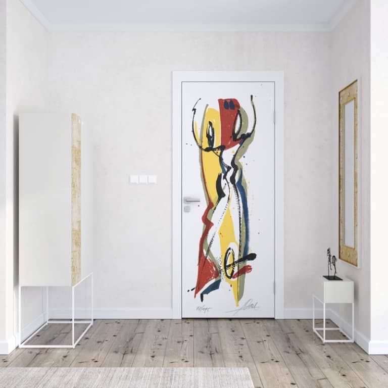 Deursticker Two of a kind Alfred Gockel