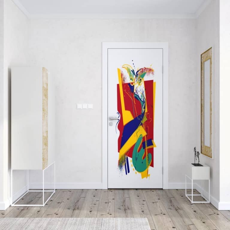 Deursticker Modern colours