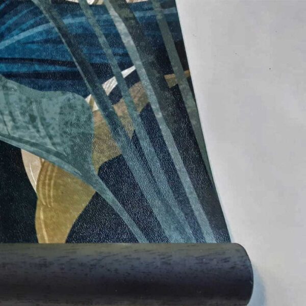 wanddoek detail onderlat