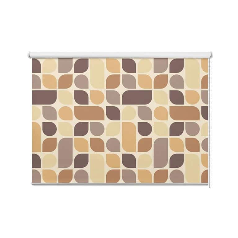 rolgordijn Retro vormen