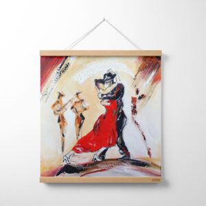 Wanddoek Sound of tango