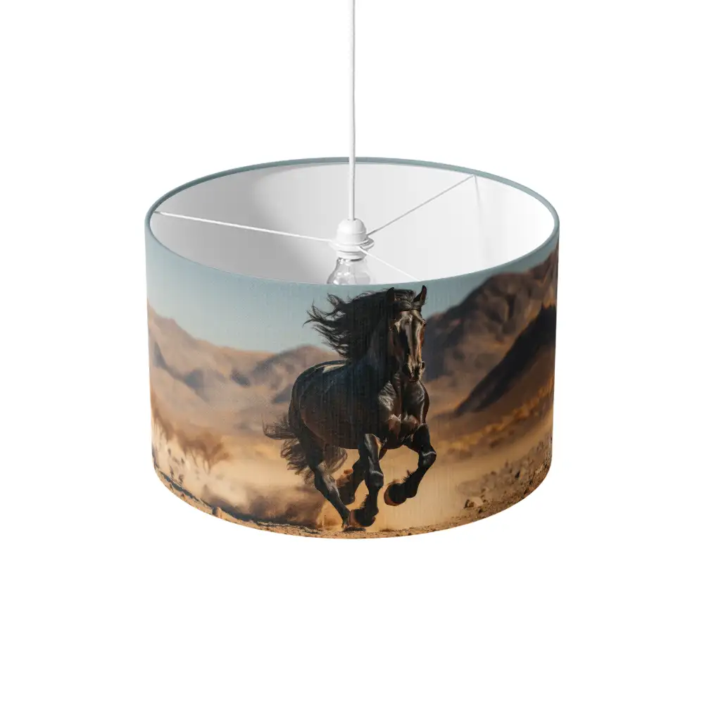 Lampenkap Fries paard in galop