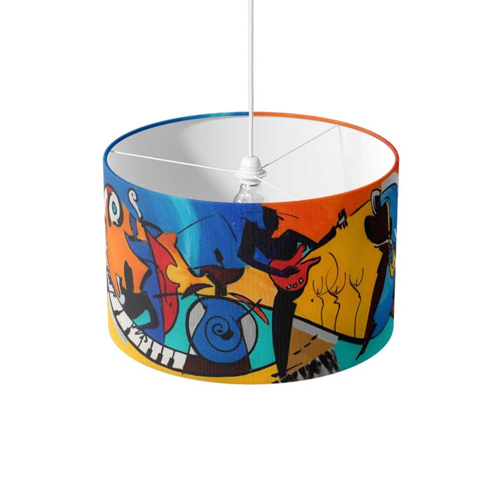 Lampenkap Let's play music