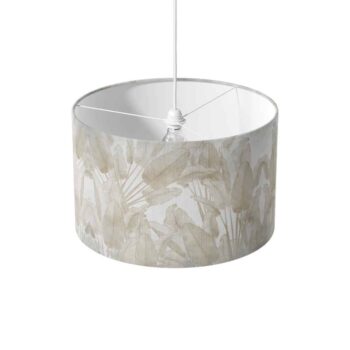 Lampenkap Bladeren in taupe hangend