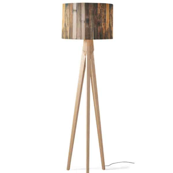 Lampenkap vintage houten planken