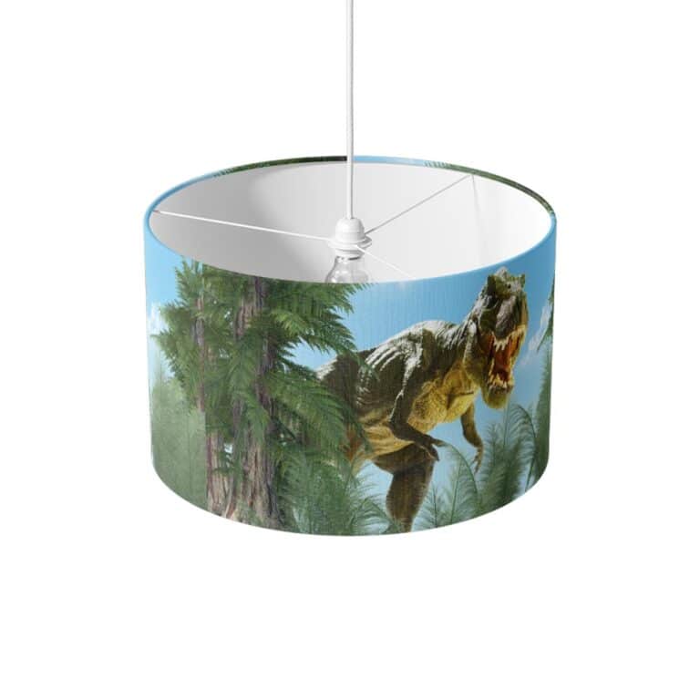 Lampenkap - KInderlamp - Lampenkap Realistische dino