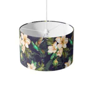 Lampenkap Kolibrie tussen bloemen