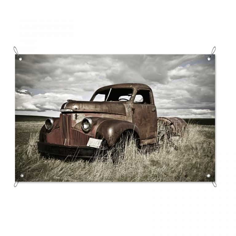 Tuinposter vintage truck