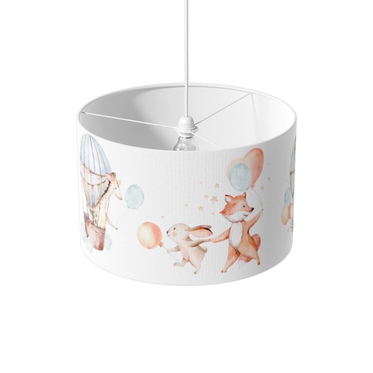 Lampenkap Vrolijke dieren met ballonnen