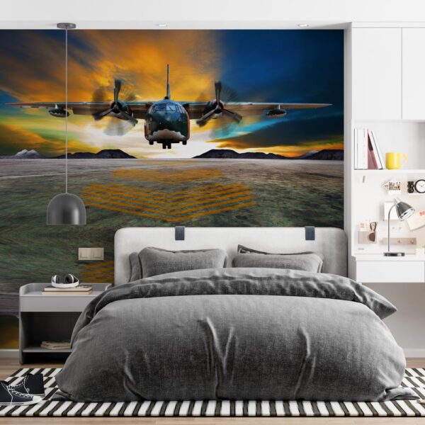 Fotobehang Militair vliegtuig