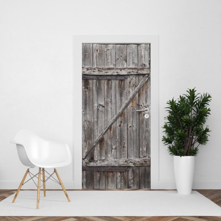 deursticker oude staldeur antiek
