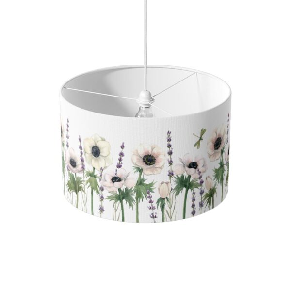 Lampenkap Witte anemonen