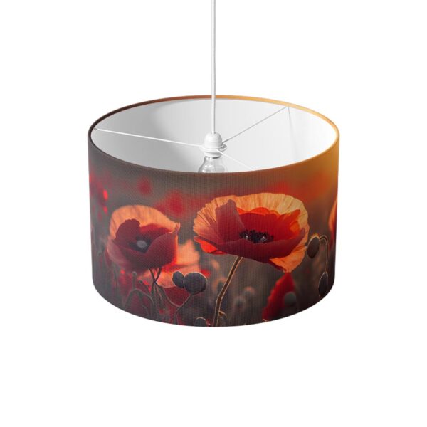 Lampenkap papavers