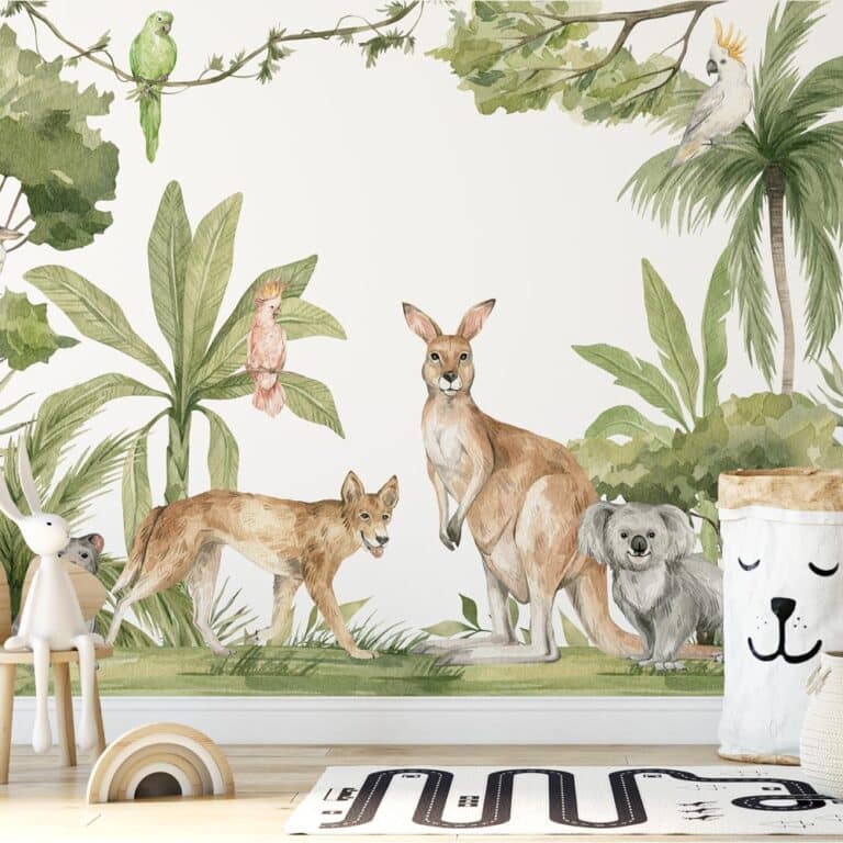 Kinderbehang jungle dieren