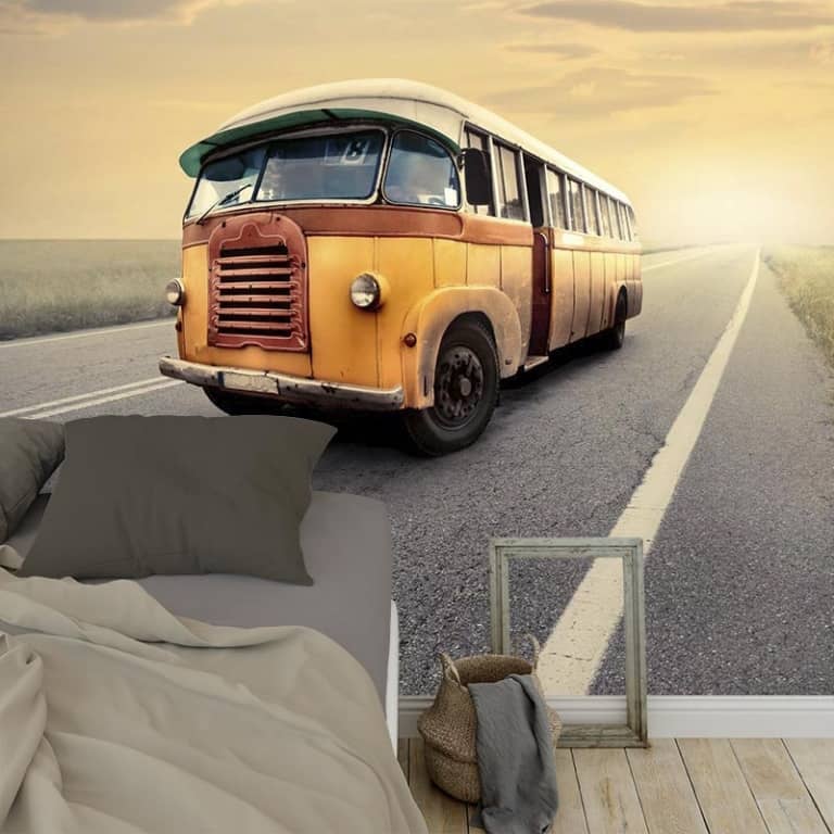 Fotobehang Bus oldtimer