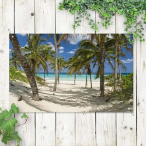 tuinposter tropisch strand