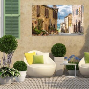 Tuinposter In een Italiaans straatje