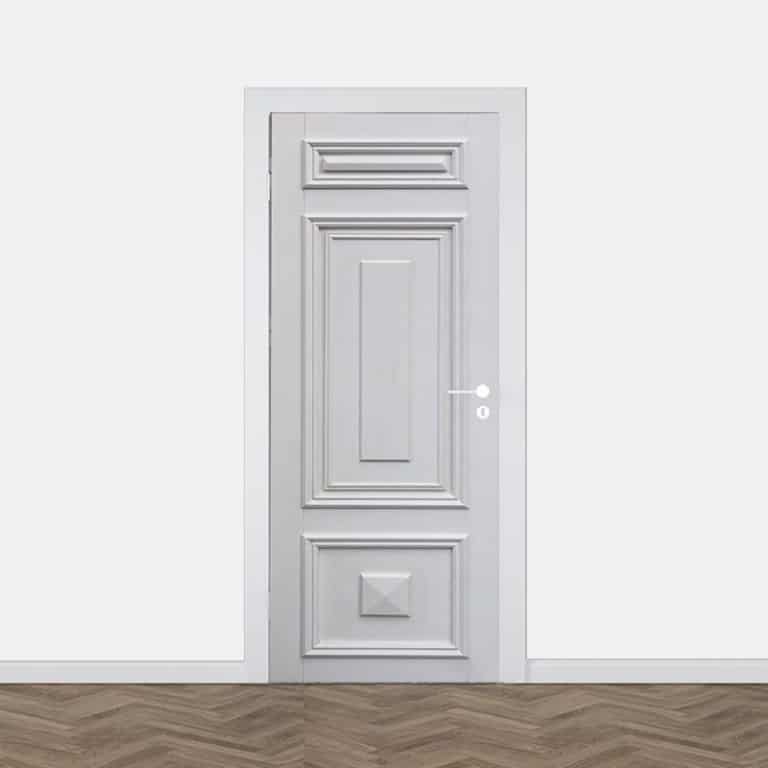 Deursticker Hout paneel