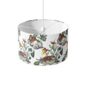 Lampenkap Luipaarden en paradijsvogel patroon