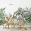 Kinderbehang op safari