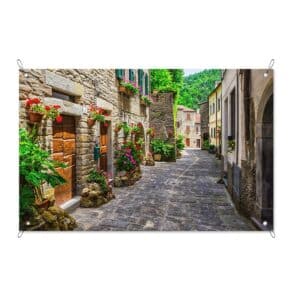 Tuinposter Italiaans straatje