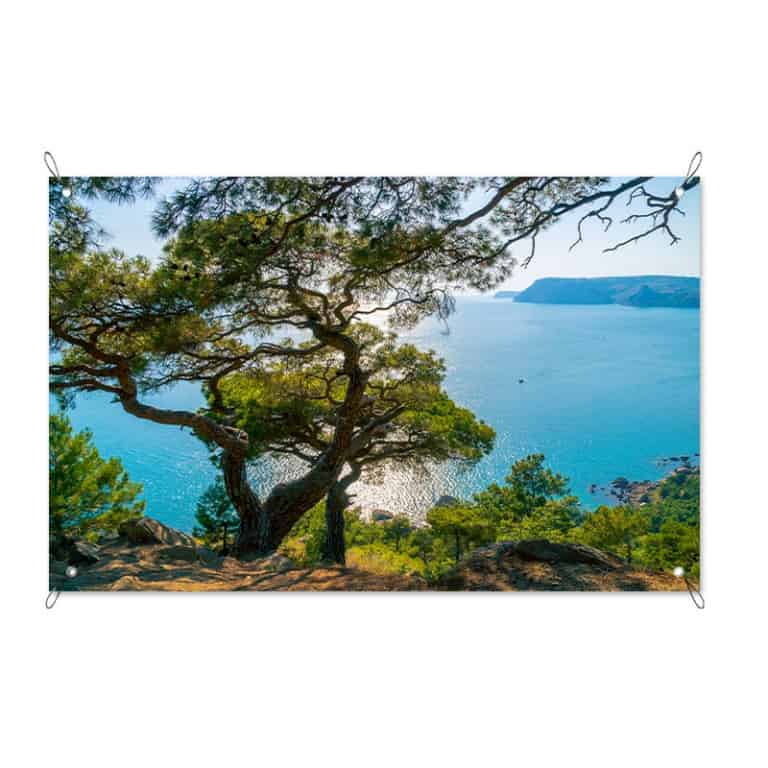 tuinposter Zeezicht Middellandse Zee