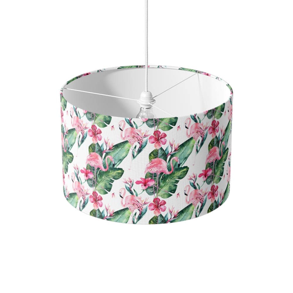 lampenkap Botanische roze flamingo - lampenkap